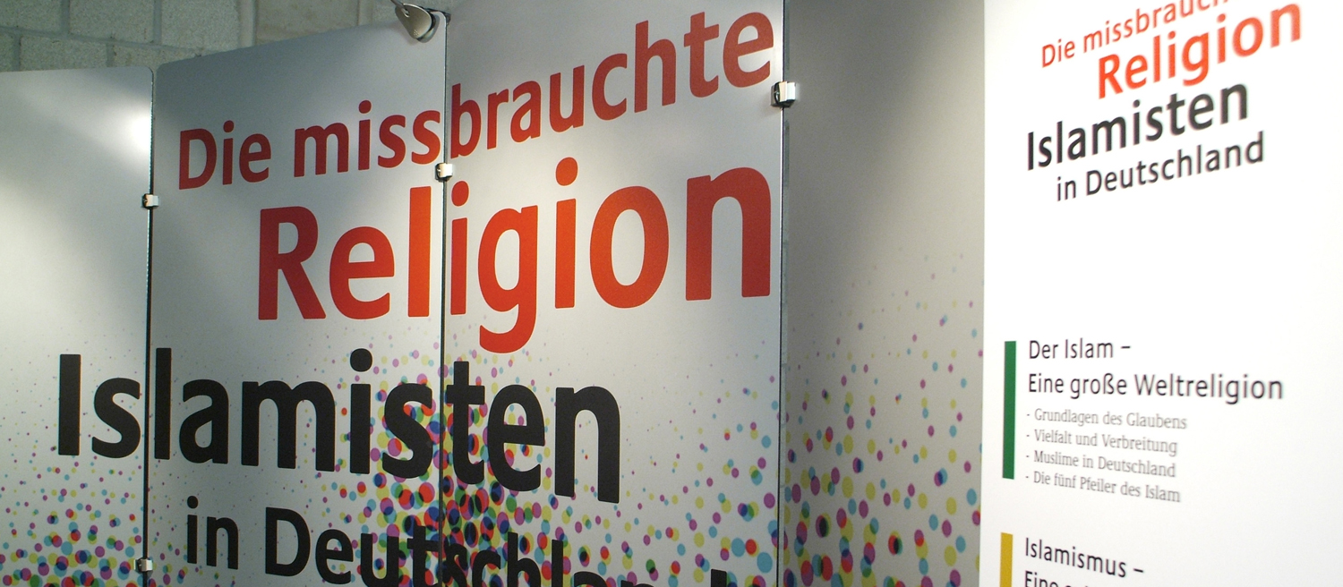 PROJEKTE Ausstellung Islamismus: Gutes gut kommunizieren. Pos. 1, Ausstellung.