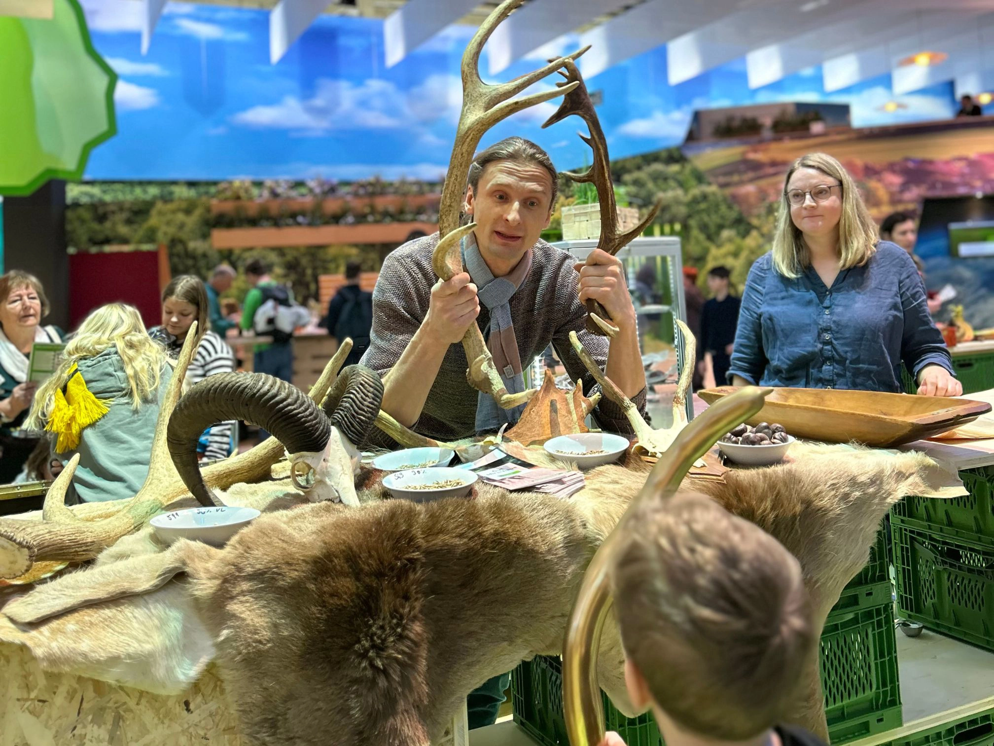 m&p: public relations Bio-Bauernstand in der BMLEH-Halle