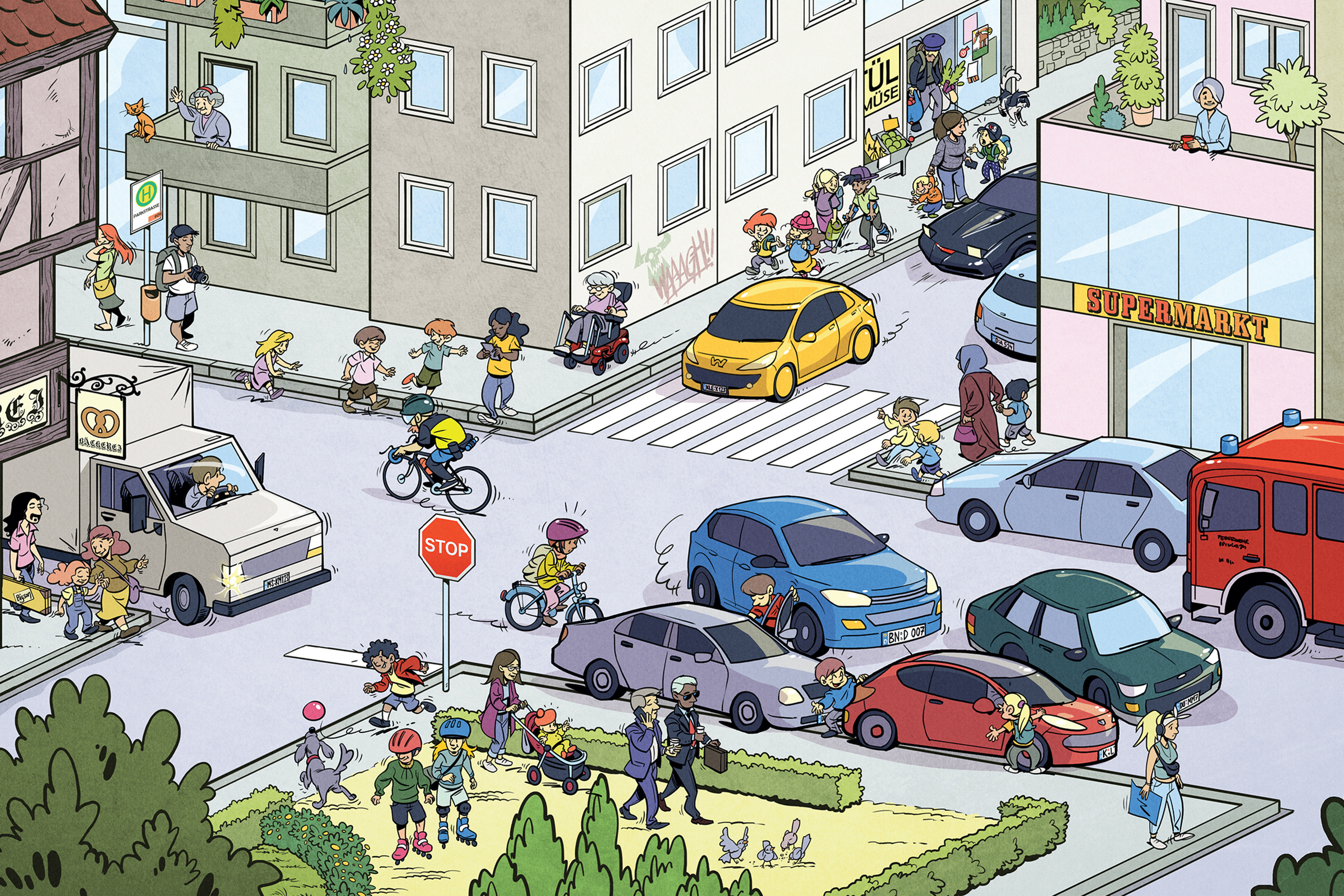PROJEKTE MUNV: Gutes gut kommunizieren. Pos. 1, Straße.
