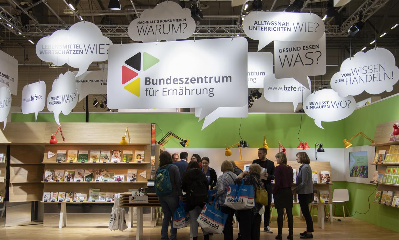 PROJEKTE BZFE didacta: Gutes gut kommunizieren. Pos. 1, Messe